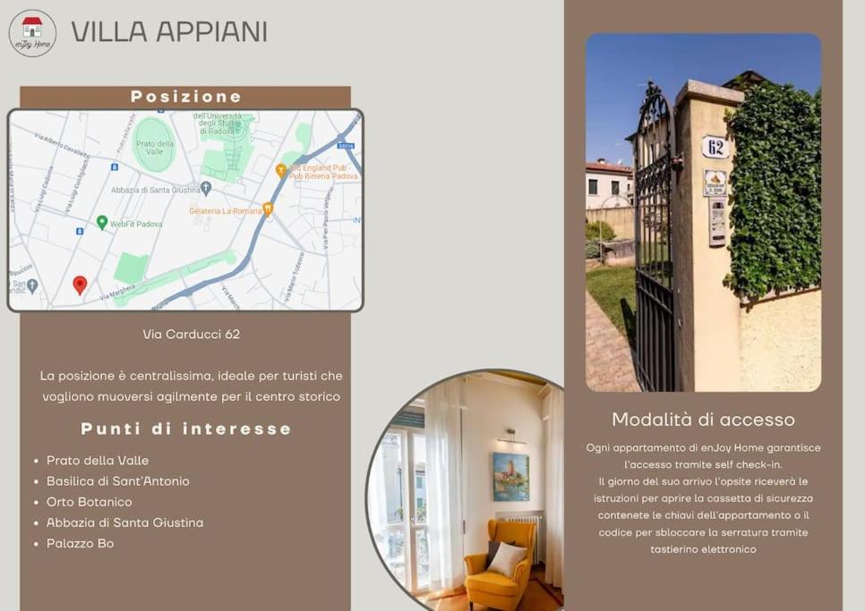 Enjoy Home - Villa Appiani, Prato Della Valle Padova Exterior foto